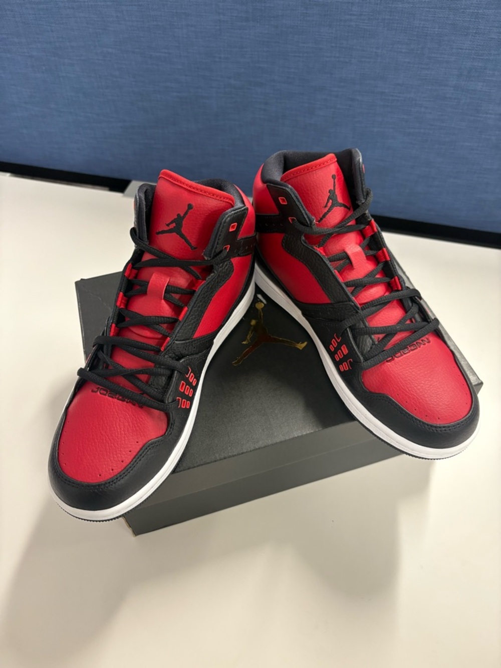 Jordan Men's High-Top Sneakers - Red/Black